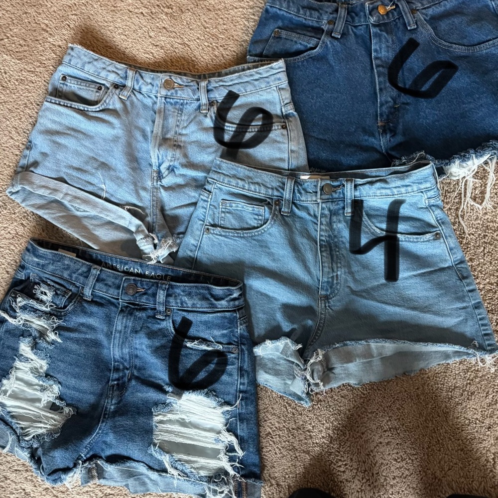 Women's Blue Jean Shorts